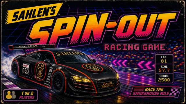 Sahlen's Spin-Out racing game